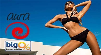 Solārija abonements uz 60 min.vertikalajā solārijā OPAL FITNESS salonā "Aura"!