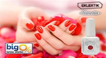 Классический или Европейский маникюр с покрытием Harmony Gelish в салоне "Venezia" или "Eklektik" со скидкой 56%!