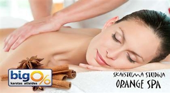 Skaistuma studija "Orange Spa" piedāvā lielisku iespēju izbaudīt kanēļa masāžu visam ķermenim ar ietīšanu ( 90 minūtes ) ar 50% atlaidi !