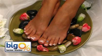 Классический педикюр + GELISH + пиллинг с АНА кислотами + ванночка для ног +  масло  со скидкой  55% !