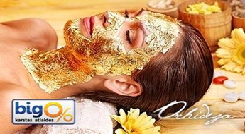 Эксклюзивная процедура с золотом для ухода за коже лица, шеи и декольте! -57%!