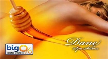 Ārstnieciskā masāža ar dabīgo medu salonā „Dane Spa” ar 55% atlaidi!