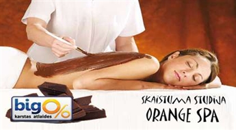 Cтудия красоты "Orange Spa" предлагает насладиться шоколадным массажем с обёртыванием  ( 90 минут ) со скидкой 60%!