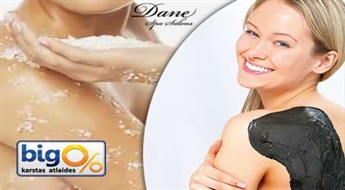 Izbaudiet skrubi visam ķermenim+ ietīšana ar Baldones ārstnieciskajām dūņām salonā "Dane Spa" ar 53% atlaidi!
