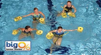 AkvaLedy Club: īpašs piedāvājums dāmām – 4 nodarbības ūdensaerobikā!