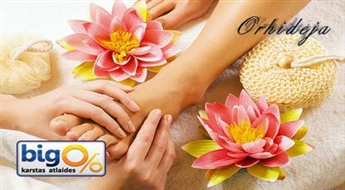 SPA aparātpedikīrs + pīlings + greipfrūta SPA maska pēdām ar 50% atlaidi!