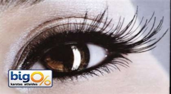 Profesionāla skropstu pieaudzēšana salonā „Bella Beauty” ar 52 % atlaidi!
