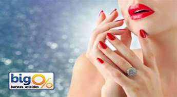 Klasiskais manikīrs + Gelish  ar 50% atlaidi salonā „Bella Beauty”!