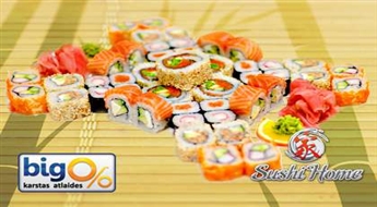 Neklausi nevienu- šeit suši ir garšīgāki! Tomodachi set 3 personām (45 gab.) ar 50% atlaidi!