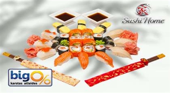 Garšīgs piedāvājums no "Sushi Home"! Suši set "Hatsumei "ar 50% atlaidi !