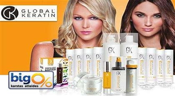 Matu taisnošana un ārstēšana ar GK Hair keratīnu salonā "SF-STUDIJA"!