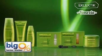 Midollo di Bamboo (matu ārstēšana) matu kauterizācija + matu galu griešana salonā "Venezia" vai "Eklektik" ar 51% atlaidi!