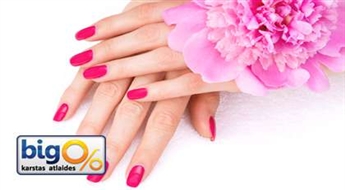 Студия красоты "VISS SKAISTUMAM" предлагает: Экспресс маникюр + Gelish покрытие + пилинг кожи рук + массаж рук! Красивые и ухоженные руки на долгое время!