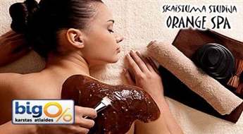 Skaistuma studija "Orange Spa" piedāvā izbaudīt šokolādes masāžu ar ietīšanu ( 90 minūtes) ar 60% atlaidi !