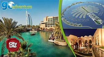 Dubaija sauc! City karte, kas nodrošina līdz 25% atlaidi iegādājoties GoAdventure piedāvāto atpūtas braucienu uz Dubaiju (AAE) + 50% atlaide Dubaijas vīzai!