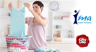 Veļas mazgāšana un ķīmiskā tīrīšana no IMA SERVISS – 50%