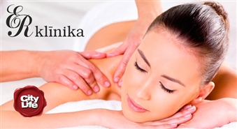 Ārstnieciskā muguras un kakla masāža ER Klīnikā – 51%
