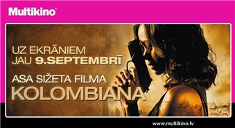 Filma KOLOMBIANA kinoteātrī MULTIKINO jebkurā dienā, jebkurā laikā – 57%
