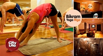 BIKRAM YOGA RIGA piedāvā: jaunajiem klientiem Bikram karstās jogas nodarbība ar 56% atlaidi!