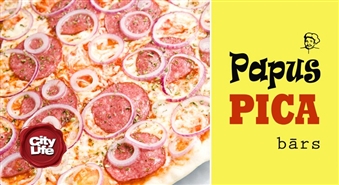 Lielā salami pica no picērijas PAPUS PICA – 53%