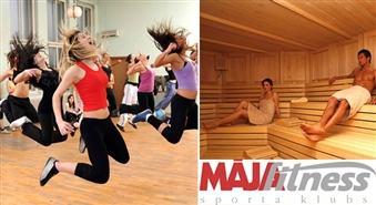 Aerobikas nodarbību abonements mēnesim Liepājas sporta klubā MĀJAS FITNESS – 50%