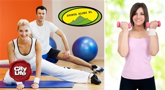 8x apmeklējums Hatha yoga, vesela mugura, ārstnieciskā vingrošana, aerobika grupu nodarbībām, trenažieru zāle un sauna SPORTA  KLUBĀ KL – 50%