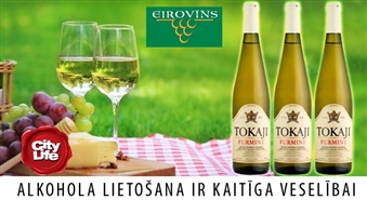 EIROVĪNS: pussaldais ungāru baltvīns Tokaji Furmint tikai par Ls 1.78!