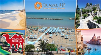 TRAVEL RSP: путешествие по итальянской ривьере в Римини и Венецию с возможностью посетить Флоренцию и Сан-Марино (на 8 дней) – 36%