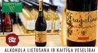 Itālijas dzirkstošais vīns ar zemeņu aromātu no EIROVĪNS tikai par Ls 1.99!