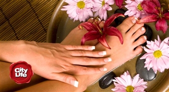 NEW YORK NAILS: классический педикюр с устойчивым покрытием лаком  Gelish – 50%