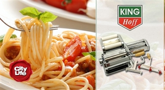 Atklāj itāļu virtuves noslēpumu – KingHoff ierīce pastas un ravioli pagatavošanai – 53%
