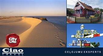 1 dienas brauciens uz Kuršu kāpu kopā ar CIAO TRAVEL – CEĻOJUMU EKSPERTU – 50%