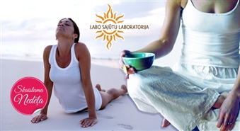 LABO SAJŪTU LABORATORIJA: абонемент на йогу для лета – 50%