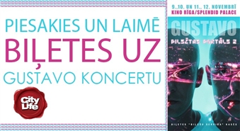 Piesakies akcijai un laimē biļetes uz Gustavo koncertu!