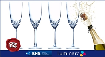 Dzirkstošiem svētkiem! Luminarc JOYAU šampanieša glāžu komplekts no BHS – 56%
