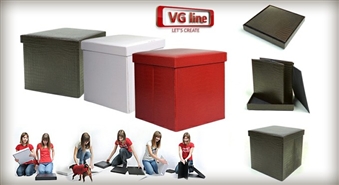 Стильно и функционально: складное кресло- кубик Cube (5 цветов) – 50%