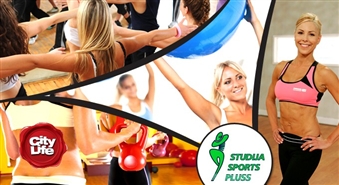 Sporto un atpūties pašā Rīgas centrā! Daudzveidīgas grupu nodarbības + sauna vai deju nodarbības bērniem studijā SPORTS PLUSS – 50%
