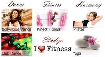 Studija I LOVE FITNESS piedāvā: abonements 10 nodarbībām + sauna + baseins ar 50% atlaidi! Iekustini vasaru!