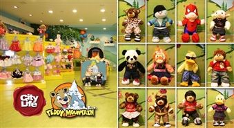 Mīkstās rotaļlietas radīšanas piedzīvojums kopā ar TEDDY MOUNTAIN līdz pat 53% lētāk!