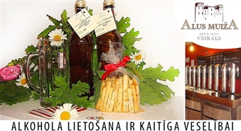 Lieliska dāvana Jāņos! Gaišais, nefiltrētais, izlejamais Cēsu (1 l) un Rēzeknes (1 l) alus + gardie ALUS MUIŽAS siera cepumi (100g) + alus kauss (0.5 l) + tematiskās alus kārtis no dzīvā alus veikala ALUS MUIŽA ar 52% atlaidi!