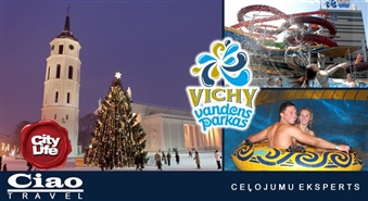 Vienas dienas brauciens uz Viļņu no CIAO TRAVEL – CEĻOJUMU EKSPERTA ar iespēju apmeklēt VICHY akvaparku – 50%