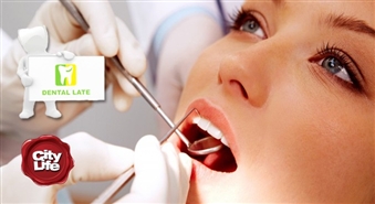 City karte, kas nodrošina 50% atlaidi zobu ārstēšanai zobārstniecības klīnikā DENTAL LATE, pašā Rīgas centrā, Upīša pasāžā!