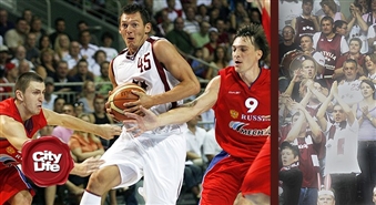 Latvijas – Gruzijas vīriešu basketbola izlases pārbaudes spēle – 50%