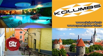 KOLUMBS piedāvā: divu dienu brauciens uz Tallinu + ekskursija + atpūta 4 zvaigžņu SPA viesnīcā – 40%