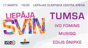 Liepājas jubilejas lielkoncerts LIEPĀJA SVIN kopā ar Musiqq, Ediju Šnipki, Ivo Fominu un citiem māksliniekiem tikai par Ls 2!