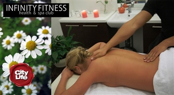 INFINITY FITNESS piedāvā: pilna ķermeņa masāža – 50%