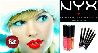 Profesionāļu iecienīta dekoratīvā kosmētika NYX Cosmetics: lūpu spīdumi, acu-uzacu zīmuļi un lūpu zīmuļi – 50%