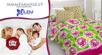 Satīna maigums saldam miegam: gultas veļas komplekts no MājasParadīze.lv līdz 53% lētāk!