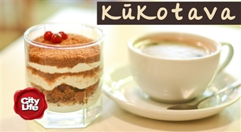 Комплект для сладкоежки! Слоённый Десерт + вкуснейший кофе в кафе KŪKOTAVA - 50%