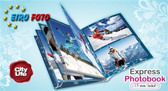 Pārsteidz svētkos! EIROFOTO fotogrāmata ar Latvijā vienīgo EIROFOTO PHOTOBOOK tehnoloģiju – 56%